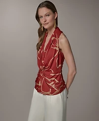 Donna Karan New York Women's V-Neck Top