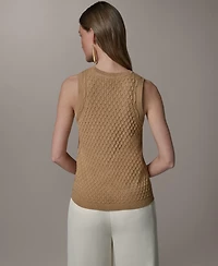 Donna Karan New York Women's Crewneck Knit Sweater Top