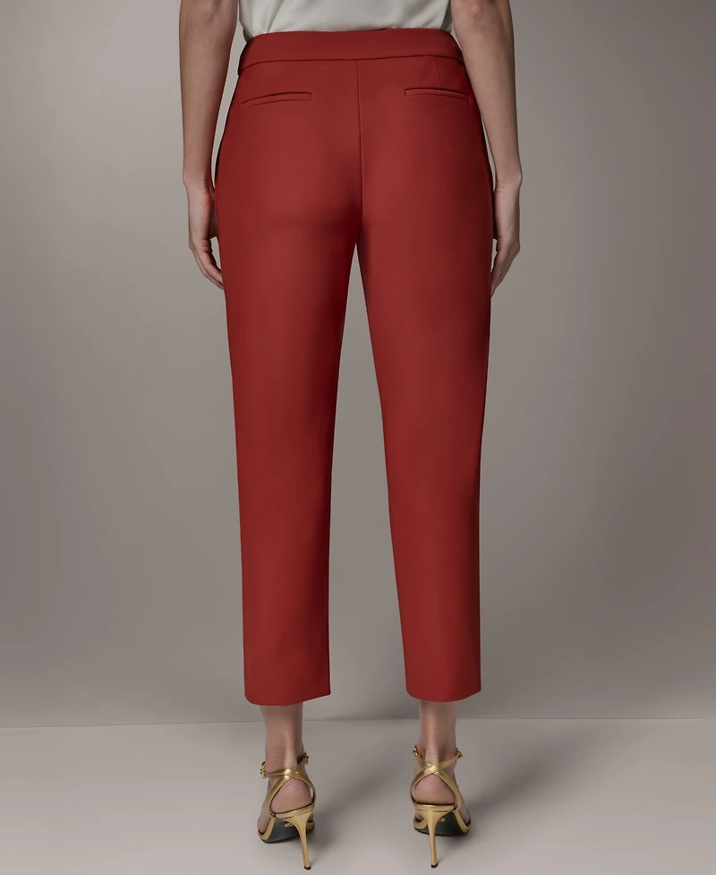 Donna Karan New York Women's Mid-Rise Slim Pants