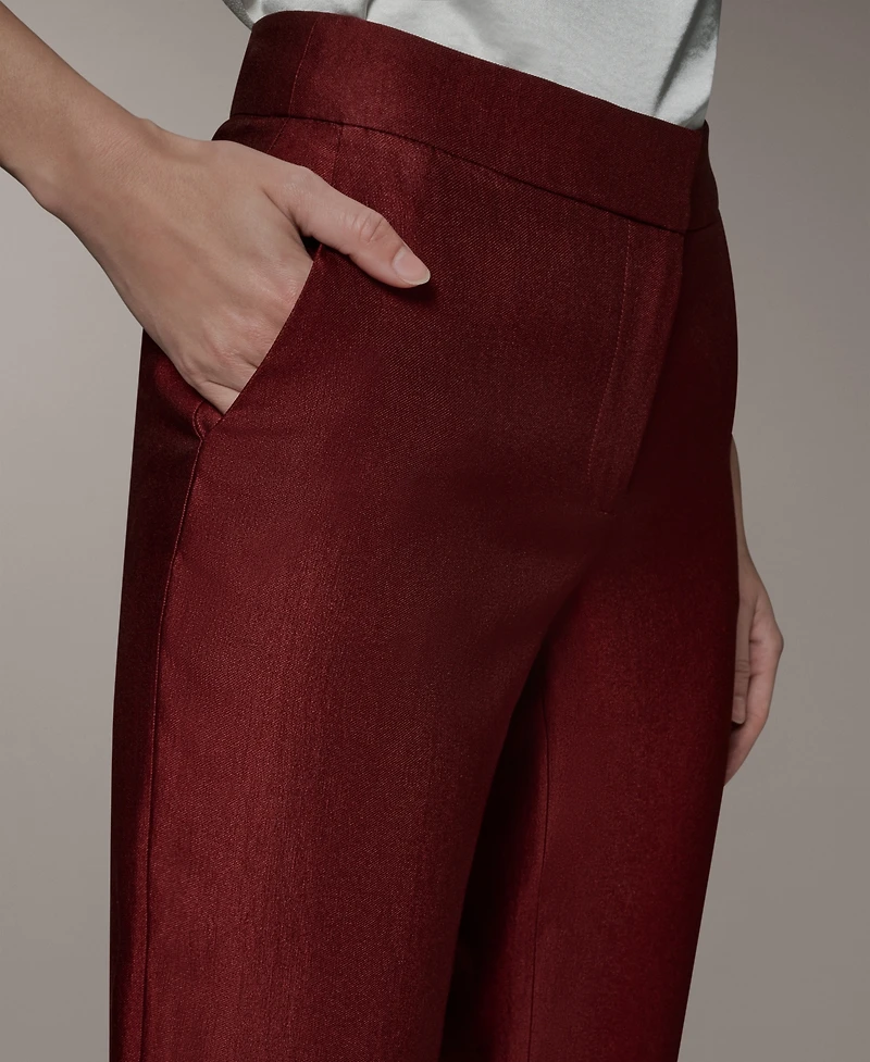 Donna Karan New York Women's Mid-Rise Straight-Leg Pants