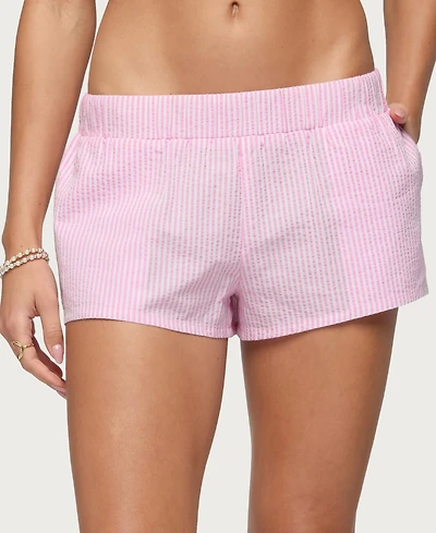 Edikted Women's Amaliah Striped Shorts
