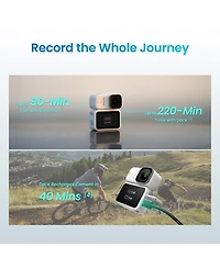 Xtra Edge Atto 4K Action Camera, White