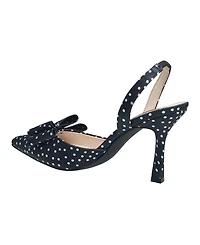 French Connection Womens Betti Bow Slingback Heel