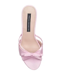 French Connection Womens Camilla Satin Kitten Heel