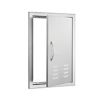 Sugift Bbq Access Door in Single Outdoor Kitchen Stainless Door