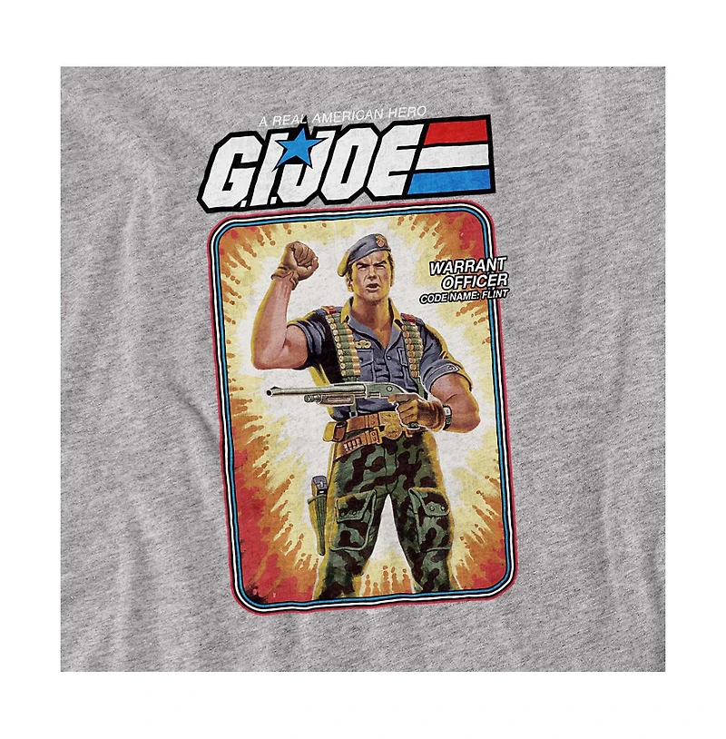 Logovision Men's G.i. Joe Flint Card T-Shirt