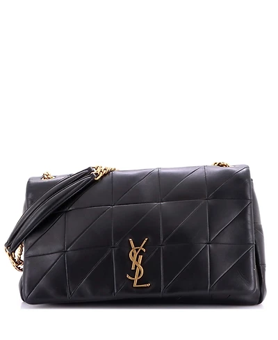 Pre-Owned Saint Laurent Medium Jamie Flap Bag Quilted Leather