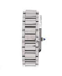 Pre-Owned Cartier Must de Cartier Tank Quartz Watch in Stainless Steel 22mm