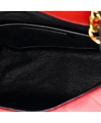 Pre-Owned Saint Laurent Medium Vicky Crossbody Bag Vertical Quilted Grainy Leather