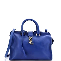 Pre-Owned Saint Laurent Small Monogram Cabas Leather