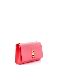 Pre-Owned Saint Laurent Medium Classic Monogram Crossbody Bag Grainy Leather