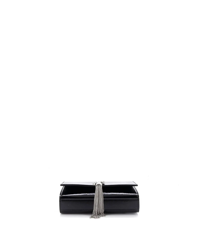 Pre-Owned Saint Laurent Medium Classic Monogram Tassel Crossbody Bag Patent
