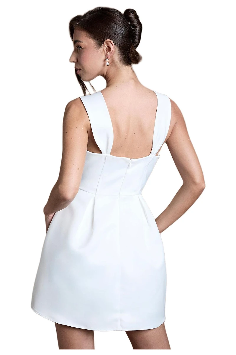 Coast Women's Fit And Flare Mini Wedding Dress