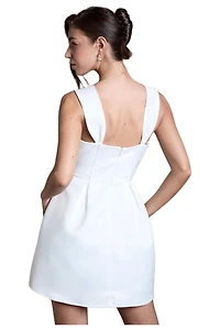 Coast Women's Fit And Flare Mini Wedding Dress