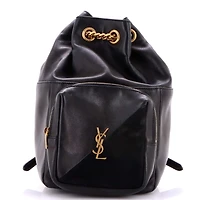 Pre-Owned Saint Laurent Jamie Backpack Leather and Suede