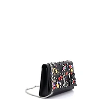 Pre-Owned Saint Laurent Medium Classic Monogram Crossbody Bag Embellished Leather