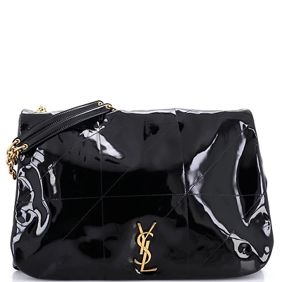 Pre-Owned Saint Laurent Large Jamie 4.3 Shoulder Bag Quilted Patent