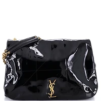 Pre-Owned Saint Laurent Large Jamie 4.3 Shoulder Bag Quilted Patent