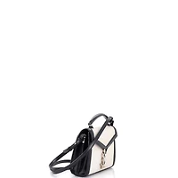 Pre-Owned Saint Laurent Mini Cassandra Top Handle Bag Canvas with Leather