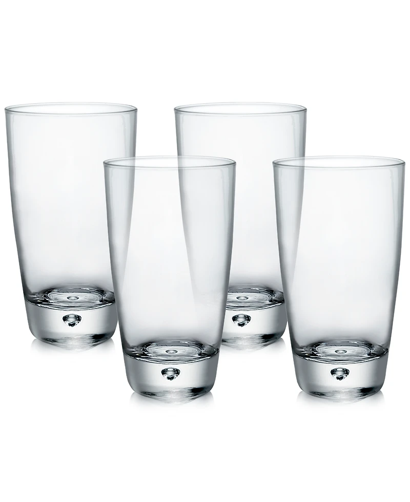 Bormioli Rocco Luna Set of 4 Highball Glasses