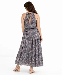 Rm Richards Women's Sleeveless Halter Daytime Dress