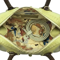 Carlos Falchi Mini Barrel Leather Bag
