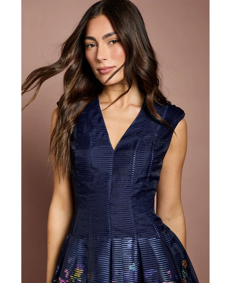 Coast Women's Burnout Drop Waist Midi Dress