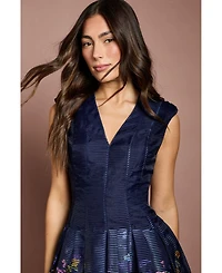 Coast Women's Burnout Drop Waist Midi Dress