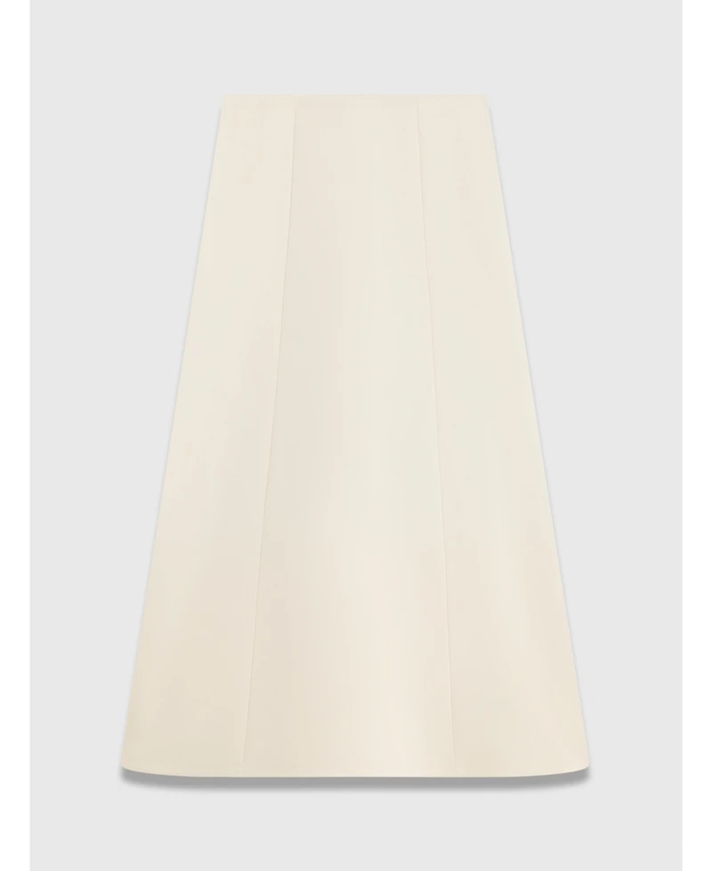 The Fold Women's Ellingham High Waisted A-Line Midi Skirt