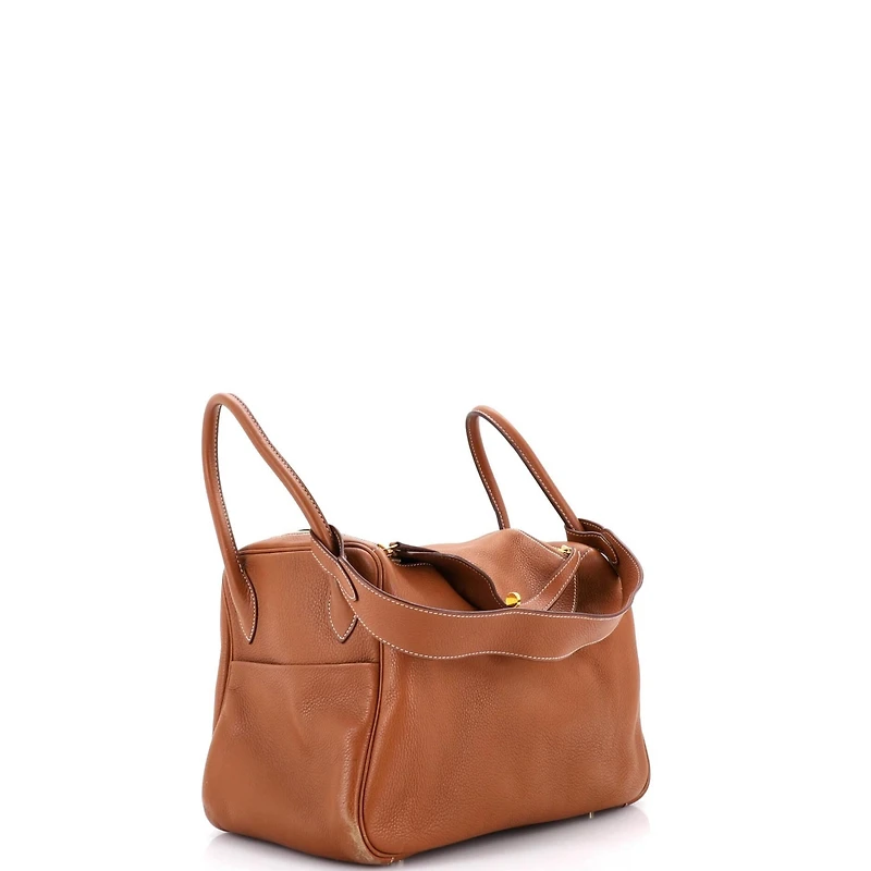 Pre-Owned HERMES 34 Lindy Bag Clemence
