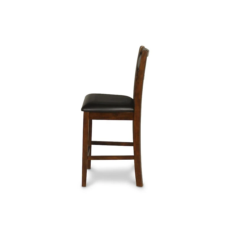 New Classic Furniture Gia Solid Wood Counter Table and 2 Chairs