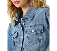 Steve Madden Women's Collared Neck Jacket