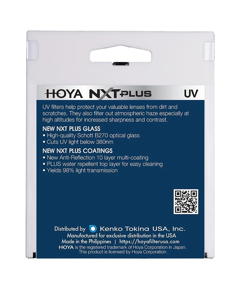 Hoya Nxt Plus 77mm 10-Layer Hmc Multi-Coated Uv Lens Filter, Low-Profile Aluminum Frame