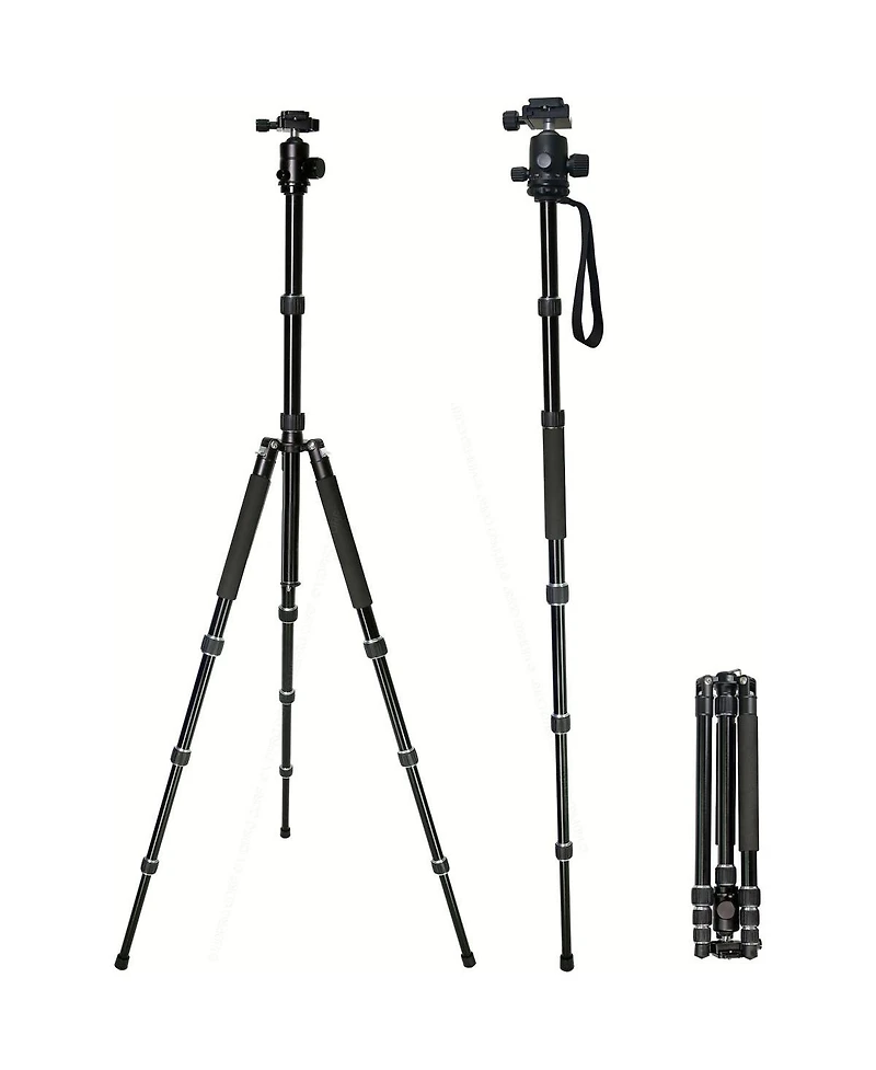 VidPro At-77 VentureMaxx Professional 4-Section Aluminum Travel Tripod with Ball Head