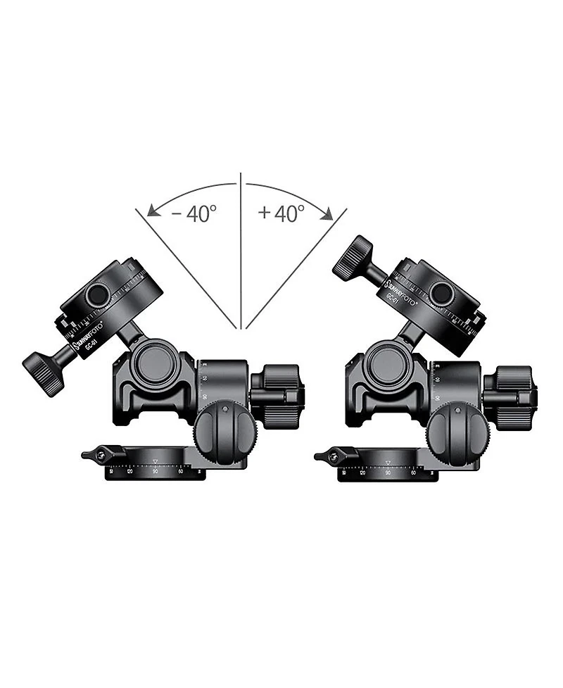 SunwayFoto Gh-proii+ Innovative Geared Head with Gc-01 Clamp