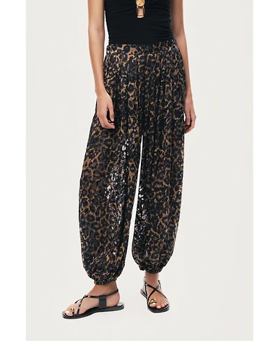 Nocturne Women's Printed Relaxed Balloon Leg Pants