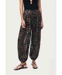 Nocturne Women's Printed Relaxed Balloon Leg Pants