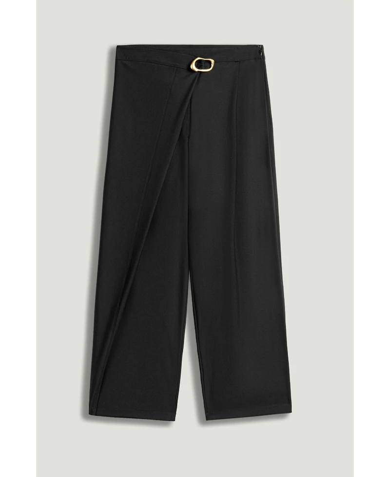 Nocturne Women's Asymmetric Buckle Detail Pants