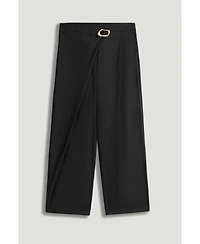 Nocturne Women's Asymmetric Buckle Detail Pants