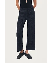 Nocturne Women's Printed Relaxed Straight-Leg Pants