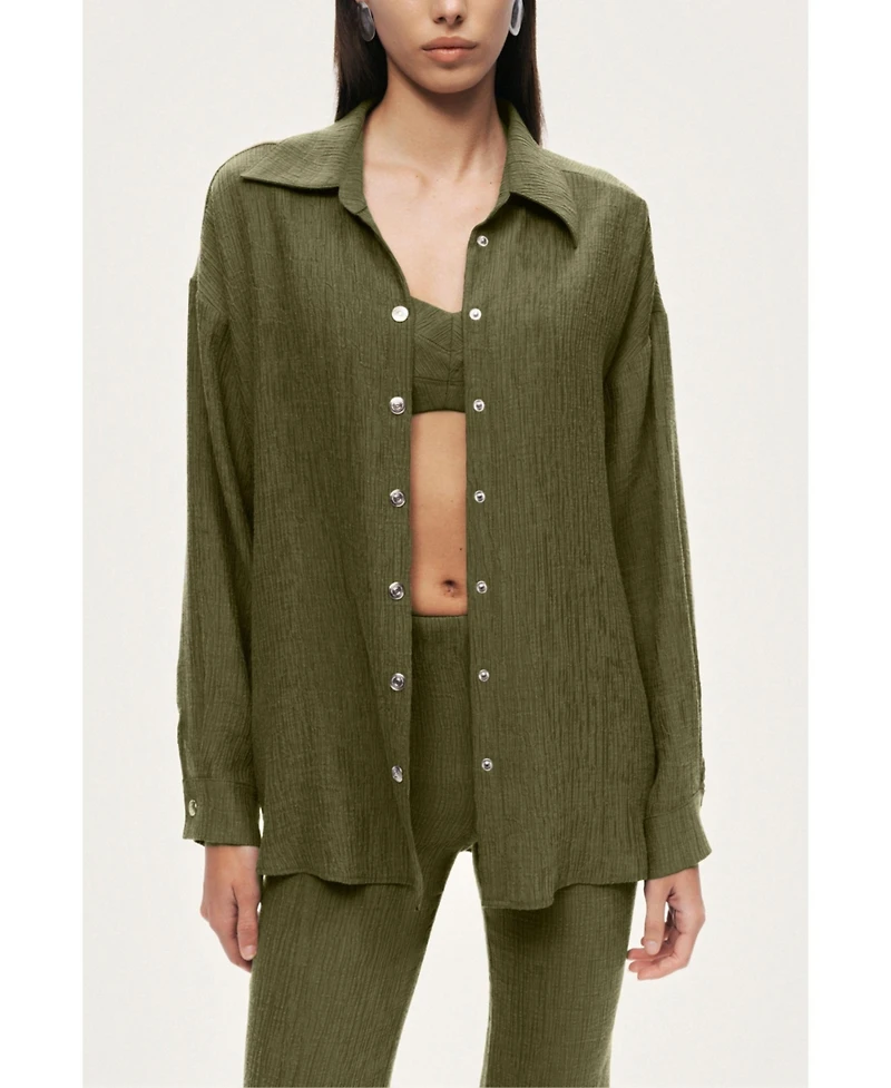 Nocturne Women's Flared High Waist Pants