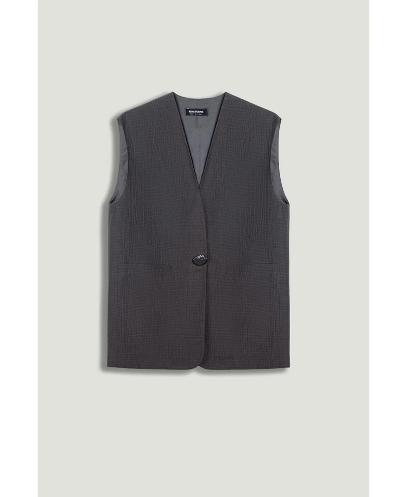 Nocturne Women's Tailored V-Neck Vest