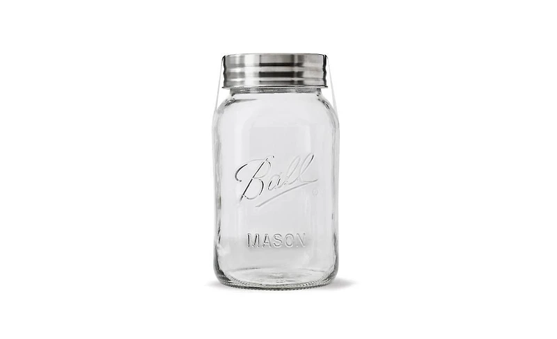 Ball Glass Mason Jar, Regular Mouth, Quart Size (32 oz), Pack of 4