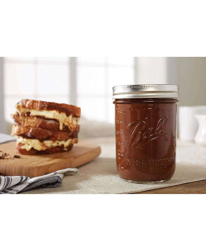 Ball Glass Mason Jar, Wide Mouth