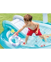 Gnuadz Gator Inflatable Kiddie Pool Water Play Swim Center