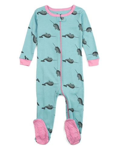 Leveret Toddler Girls Matching Family One-Piece Cotton Sleep 'n Play Footed Pajamas