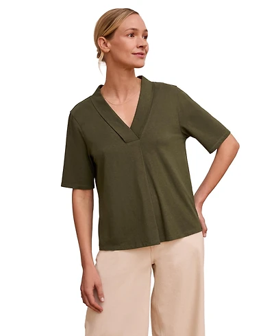 Celtic & Co. Women's Relaxed V Neck T-Shirt