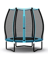 Indoor Kids Toddler Trampoline with Safety Net Mini Jump Set
