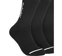 Timberland Men's 6-Pack Millboro Tree Logo Crew Sock