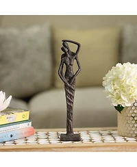 Danya B Embracing Couple Cast Iron Sculpture